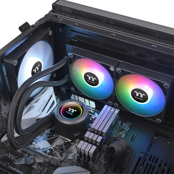 Cooler procesor cu lichid Thermaltake TH240 V2 iluminare aRGB