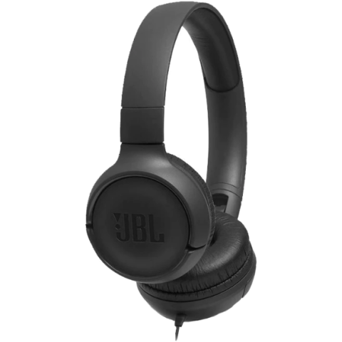 Casti Audio On Ear JBL Tune 500, Cu fir, Negru