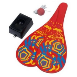 Joc Jokari 2 palete, Eddy Toys, rosu/geometric