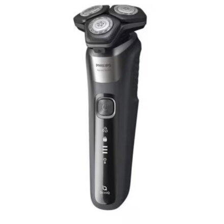 Aparat de Ras PHILIPS Shaver Series 5000 S5887/30 Acumulator, Autonomie 60 min, SkinIQ, Gri