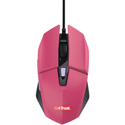 Mouse Trust GXT110W Felox cu fir,  6400 DPI, roz