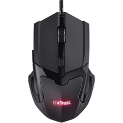 Mouse Trust Basics gaming cu fir, 4800 DPI, negru