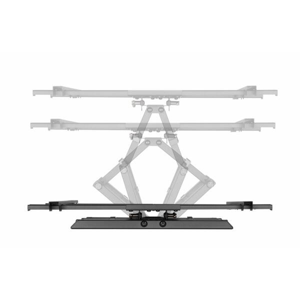Suport TV de perete Serioux TV61-466, compatibilitate  dimensiune ecran: 37"-80", compatibilitate VESA: 200x200, 300x200, 400x200, 300x300, 400x300, 400x400, 600x400, greutate maximă suportata: 60kg, distanta fata de perete: 77~428mm, inclinare: +3°~-15°,