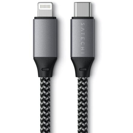 Satechi USB-C to Lightning Short Cable 25cm - Space Grey
