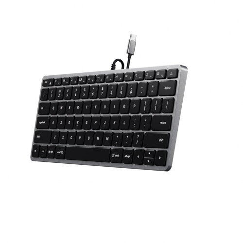 Satechi Slim W1 USB-C BACKLIT Wired Keyboard - US - Space Grey