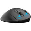 Mouse wireless si bluetooth cu trackball Delux MT1 negru