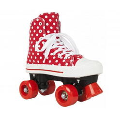 PEGAS ROLE ROOKIE CANVAS HIGH POLKA DOTS 40.5 ROSU ALB