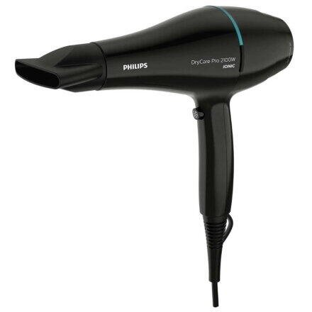 Uscator de par Philips DryCare BHD272/00, 2100 W, Ionizare, 6 Setari temperatura si viteza, ThermoBalance, Negru