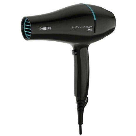 Uscator de par Philips DryCare BHD272/00, 2100 W, Ionizare, 6 Setari temperatura si viteza, ThermoBalance, Negru