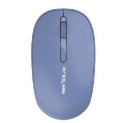 Mouse Serioux Spark 215 Wireless Albastru, Senzor: Optic, DPI: 1000, conexiune: Dongle USB 2,4 GHz, banda de frecventa: 2,4 GHz, click silentios, alimentare: 1 baterie AA inclusa, 1,5 V, cerințe OS: Win, Mac, Vista
