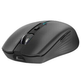 Mouse Serioux Flicker 212, Wireless, Negru,  senzor: Optic, DPI: 800/ 1200/ 1600, conexiune: Dongle USB 2,4 GHz, banda de frecventa: 2,4 GHz, baterie integrată litiu de 500 mAh, banda LED, cerințe OS: Win, Mac, Vista