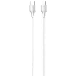 Cablu Serioux TYPE-C - TYPE-C 2M 60W.Lungime: 200 cm, Ieșire: 65W, tip cablu: USB-C la USB-C, culoare: Alb , funcție: încărcare și sincronizare