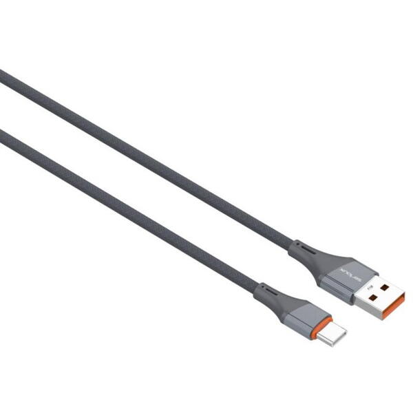 Cablu Serioux USB-A-TYPE-C 1M 30W.Lungime: 100 cm, Ieșire: 30W, tip cablu: USB-A la USB-C, culoare: Gri, funcție: încărcare și sincronizare