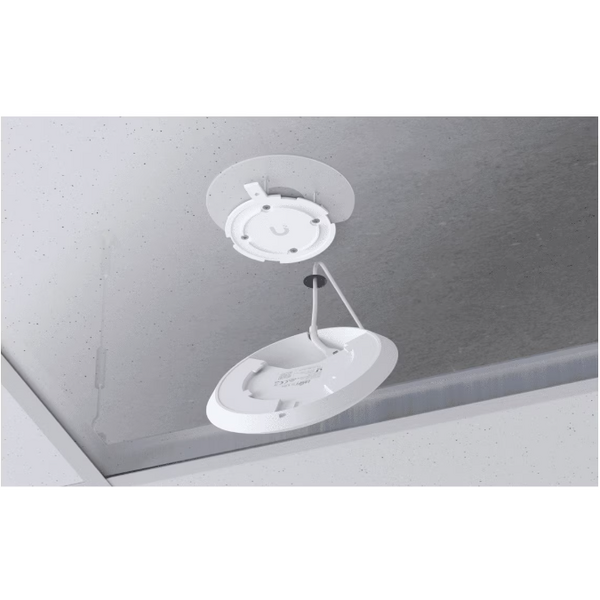 UBIQUITI UBIQUITY U6+ WIFI6 ACCESS POINT, Dual-Band, interfata: GbE RJ45 port, Alimentare: POE, Consum maxim: 9W, MIMO 2 x 2, viteza wireless; 2.4Ghz: 573.5 Mbps, 5Ghz: 2402 Mbps, Standarde Wireless: 802.11a/b/g, WiFi 4/WiFi 5/WiFi 6, Clienti: 300+, dimensiuni:  Ø