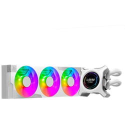 Cooler procesor cu lichd Segotep KL II 360 alb iluminare aRGB