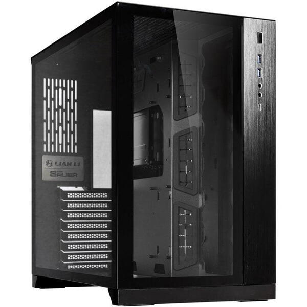 Carcasa Lian Li O11DX Dynamic Mid-Tower Tempered Glass negru, PCI-Slots 8