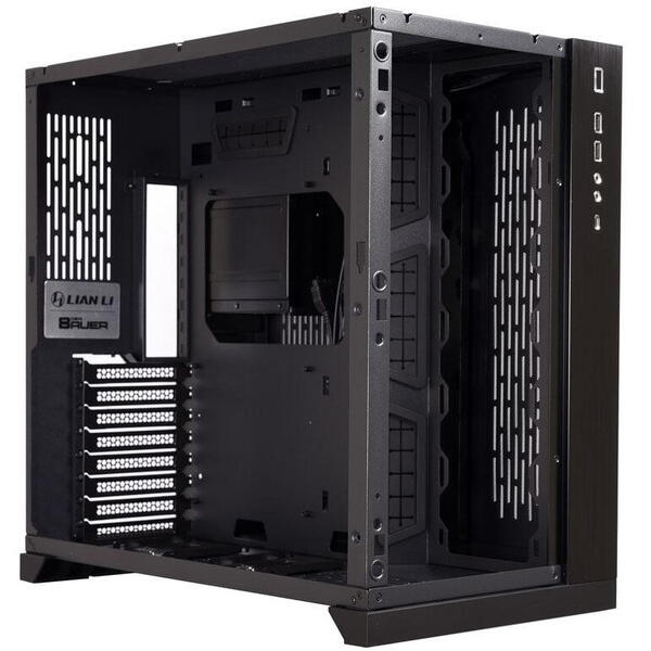Carcasa Lian Li O11DX Dynamic Mid-Tower Tempered Glass negru, PCI-Slots 8
