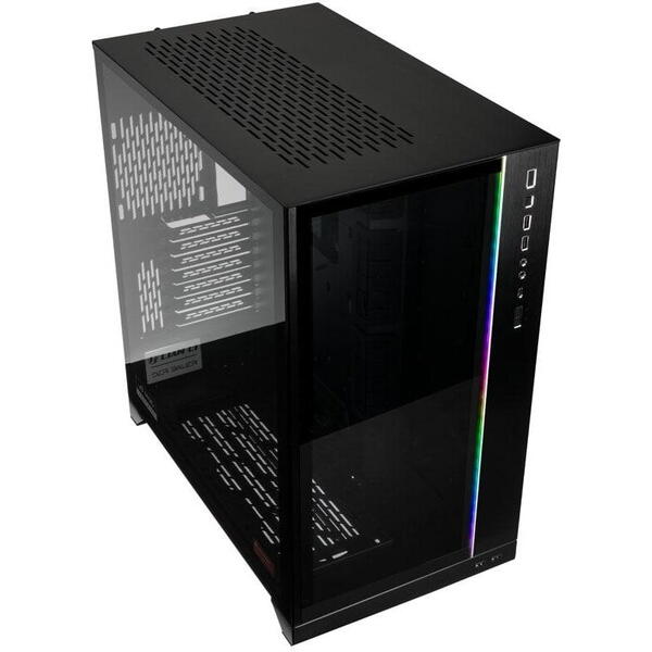 Carcasa Lian Li O11 Dynamic XL  Big-Tower negru, PCI-Slots 8, 8 + 2
