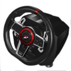 Volan gaming FlashFire Suzuka 900A negru cu rosu