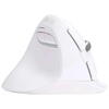 Mouse wireless si bluetooth Delux M618 mini alb pentru stangaci