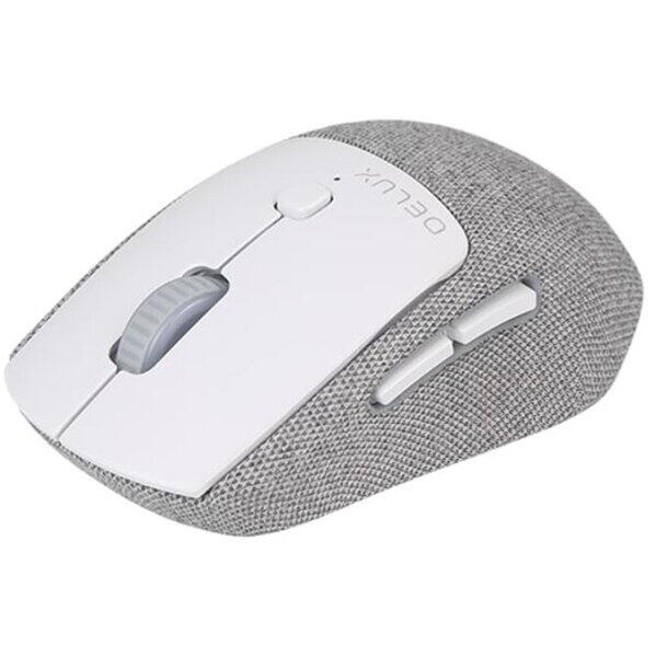 Mouse bluetooth si wireless Delux MS20DB alb