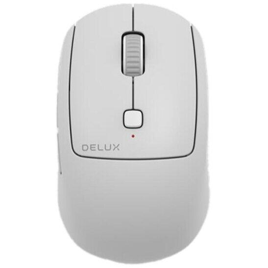Mouse bluetooth si wireless Delux MS20DB alb