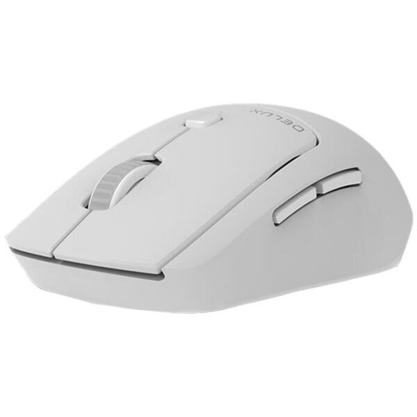 Mouse bluetooth si wireless Delux MS20DB alb
