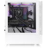 Carcasa Thermaltake View 200 Tempered Glass aRGB Snow alba