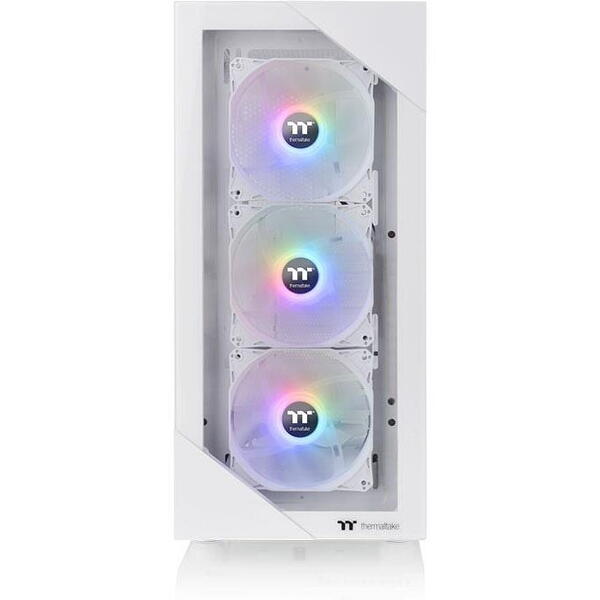 Carcasa Thermaltake View 200 Tempered Glass aRGB Snow alba
