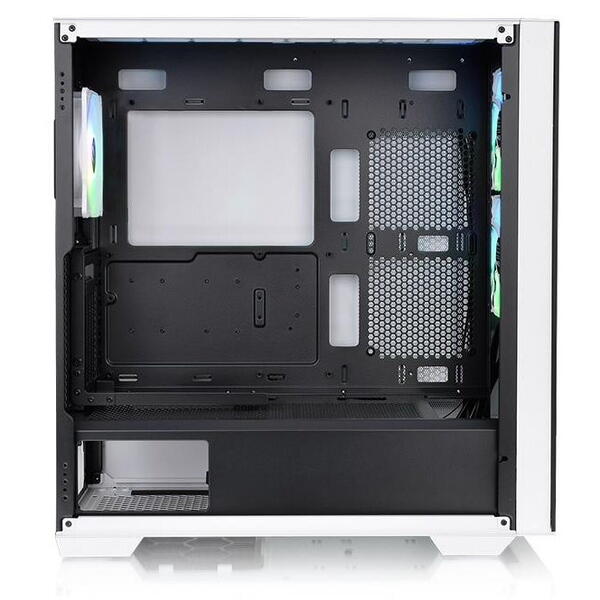 Carcasa Thermaltake Divider 370 Tempered Glass Snow aRGB alba