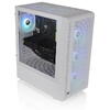 Carcasa Thermaltake S200 Tempered Glass aRGB Snow alba