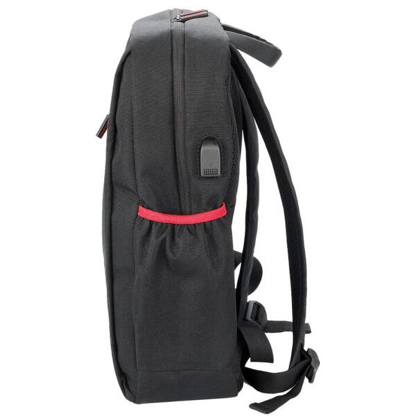 Rucsac laptop 15" Redragon Heracles GB-82, Negru - Rosu