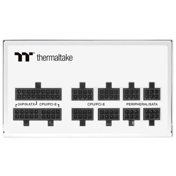 Sursa full modulara Thermaltake Toughpower GF1 850W Snow Edition alba