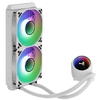 Cooler procesor cu lichid Aerocool Mirage L240 alb iluminare aRGB