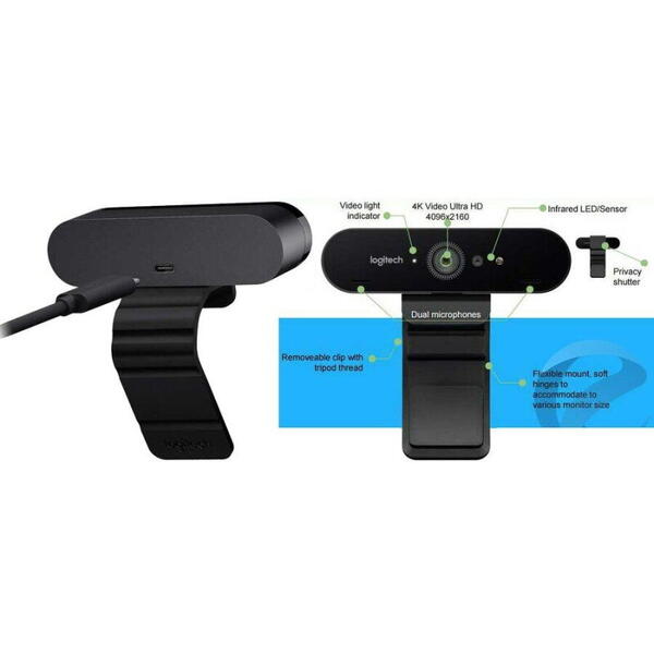 Camera web Logitech Brio 4K