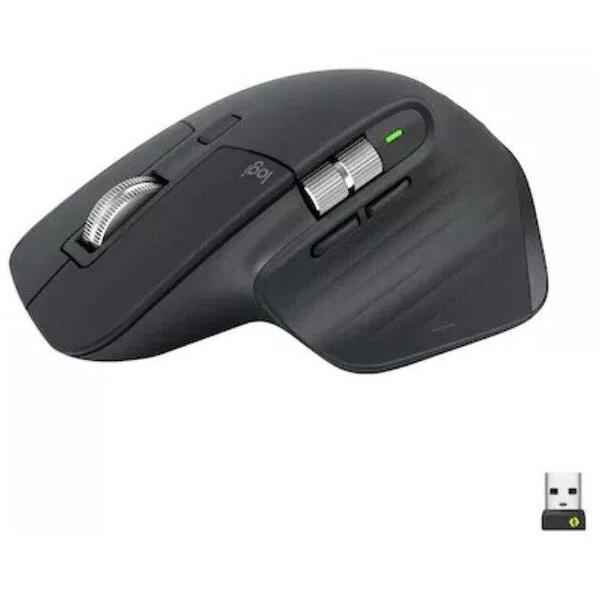 LOGITECH MX MASTER 3S PERFORM WRLS MOUSE GRAPHITE