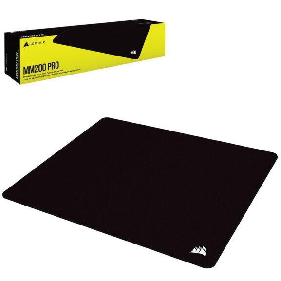 Corsair MM200 PRO Premium Spill-Proof Cloth Gaming Mouse Pad — Heavy XL, Black