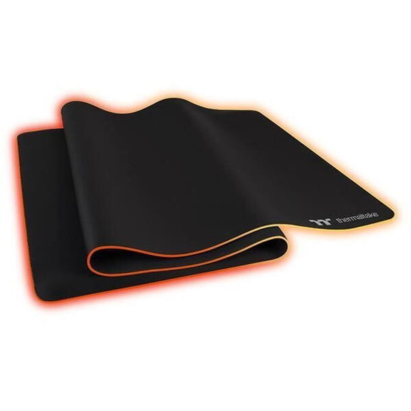 Mousepad Thermaltake Premium M900 XXL 160x80cm iluminare RGB negru