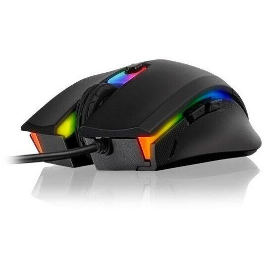 Thermaltake Mouse gaming si mousepad Tt eSPORTS Talon Elite iluminare RGB negru