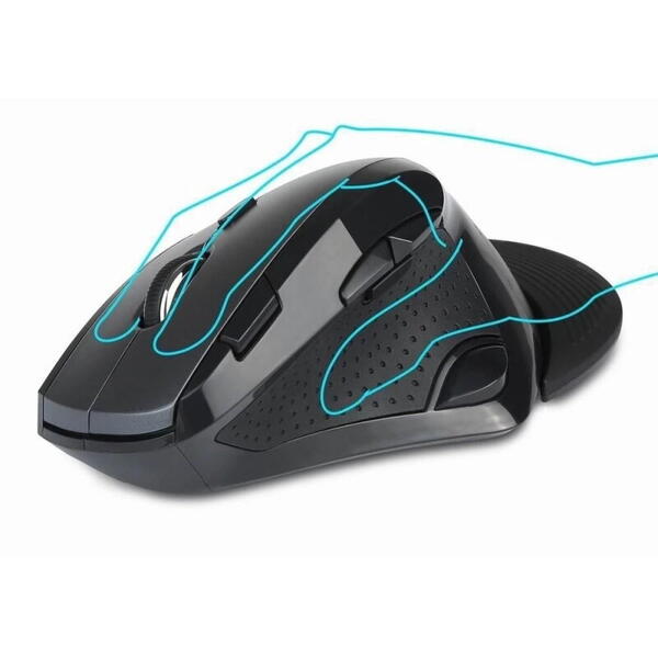 Mouse wireless Delux M910 negru