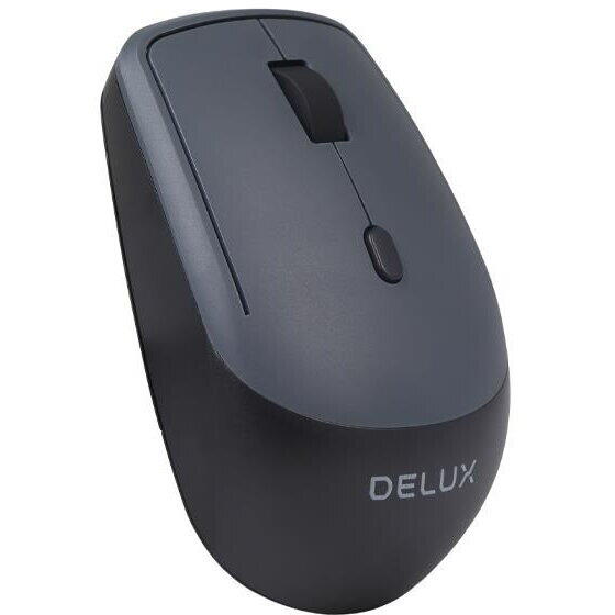 Mouse wireless si bluetooth Delux M330 negru