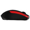 Mouse Delux M321 Wireless negru cu rosu