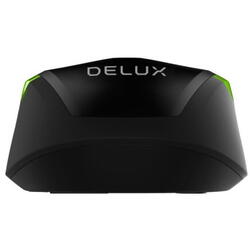 Mouse Delux M321 Wireless negru cu verde