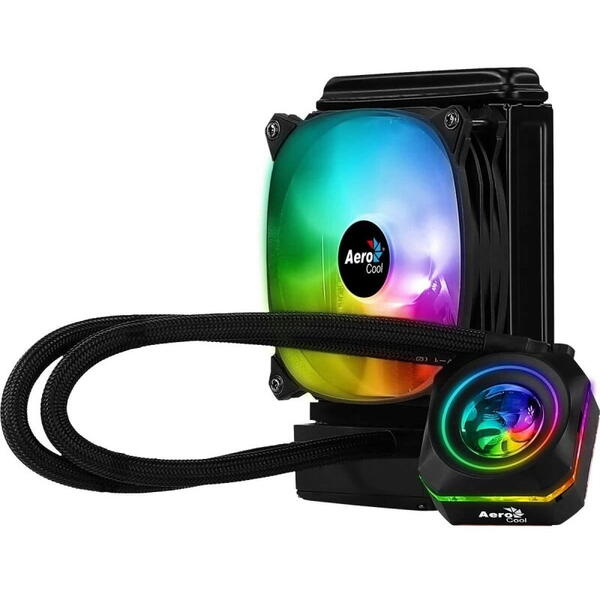 Cooler procesor cu lichid Aerocool Pulse L120F iluminare aRGB