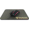 Mouse gaming Gamdias Zeus E2 ilumanare RGB negru + Nyx E1