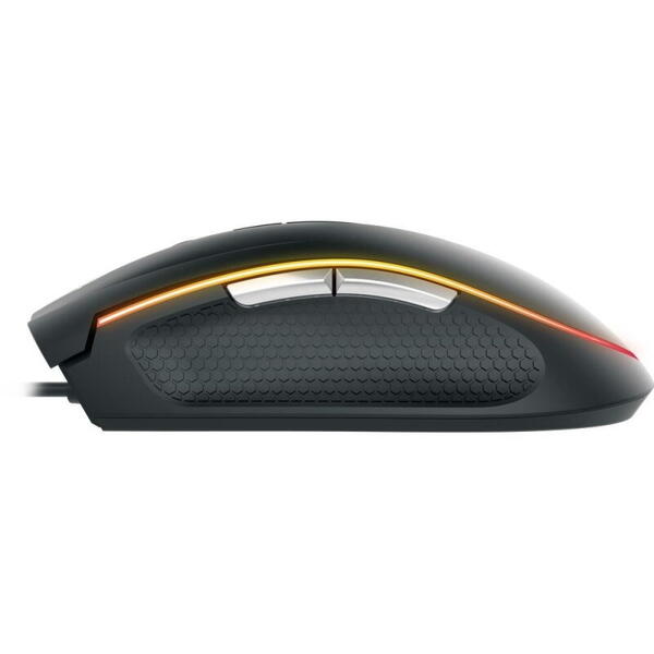 Mouse gaming Gamdias Zeus E2 ilumanare RGB negru + Nyx E1