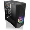 Carcasa Thermaltake Commander G33 Tempered Glass neagra iluminare aRGB