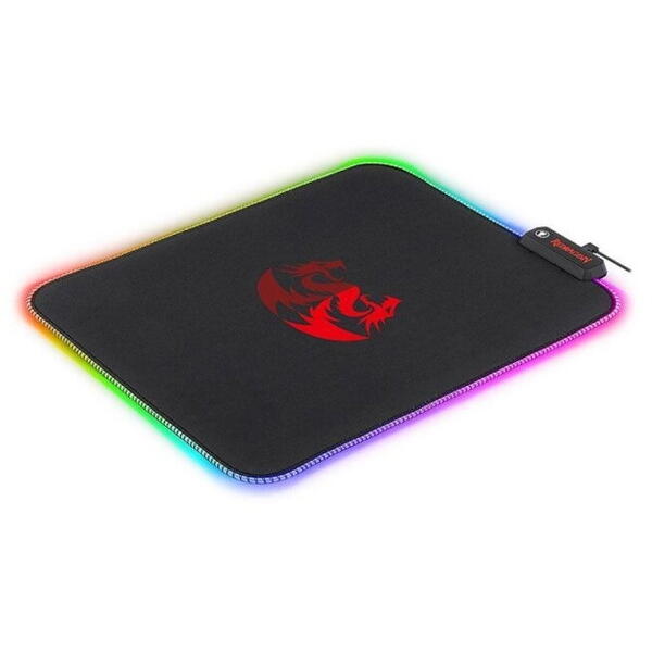 Mousepad gaming Redragon Pluto negru iluminare RGB