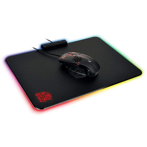 Thermaltake Mousepad gaming Tt eSPORTS Draconem Touch iluminare RGB