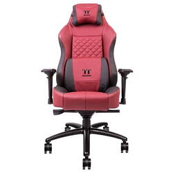 Scaun gaming Tt eSPORTS X Comfort piele naturala negru cu rosu